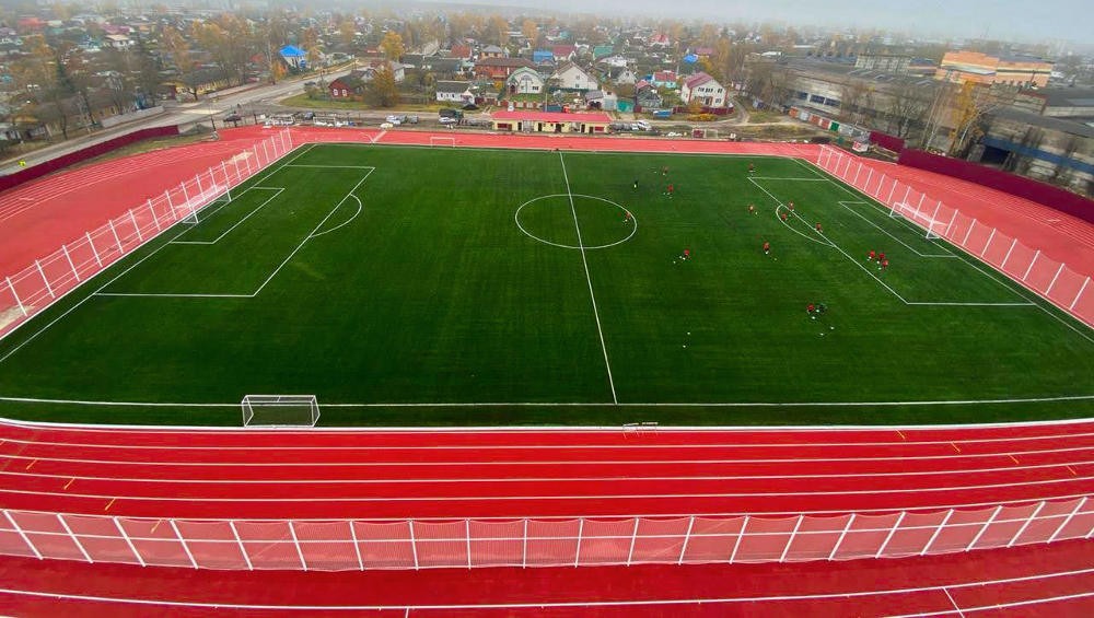 Футбольное поле стадиона «Спартак» г. Брянск